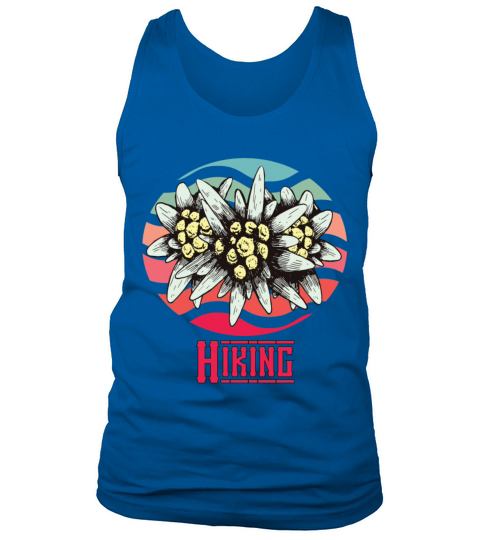 Hiking Alps Edelweiss Vintage Switzerland Souvenir Tank Top Unisex