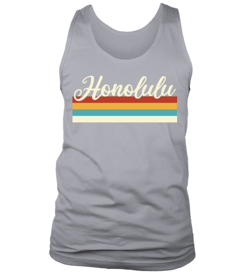 Honolulu - Hawaii - Retro - Vintage United States Tank Top Unisex