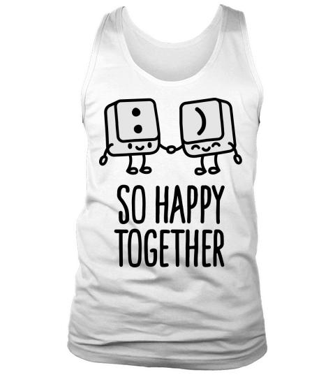 Keyboard keys smiley - So happy together Tank Top Unisex