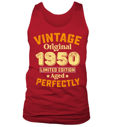 Limited Vintage Original 1950 Aged Edition Tank Top Unisex