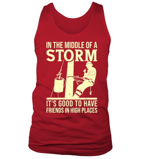 Thank A Lineman Quote Electrical Lineman Tank Top Unisex