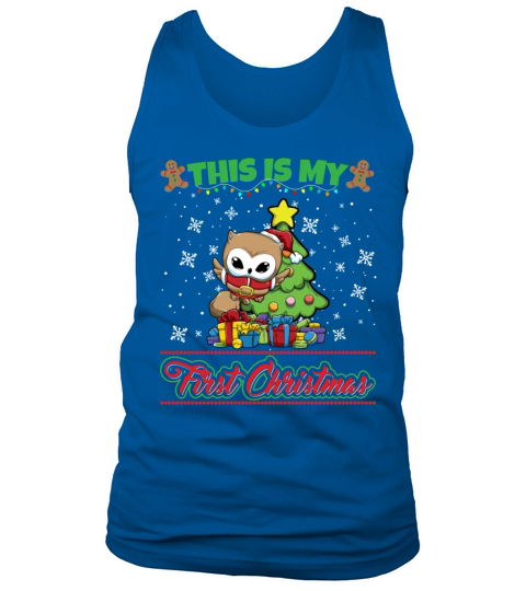 This Is My First Christmas Toddler One Year X-Mas Tank Top Unisex