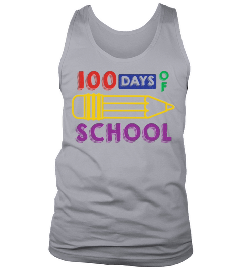 Vintage 100 Days Of School Tank Top Unisex