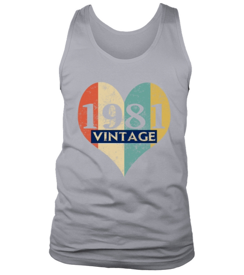Vintage 1981 Retro Tank Top Unisex