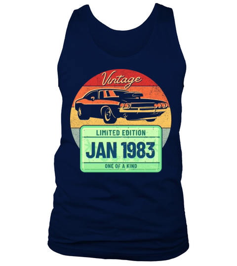Vintage January 1983 Tank Top Unisex