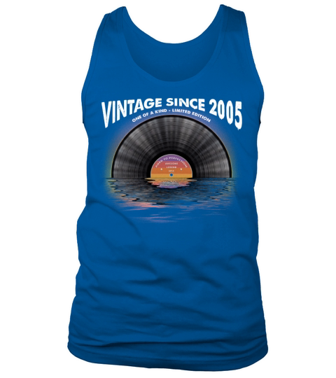 Vintage since 2005 Retro Disco Music Vintage Tank Top Unisex