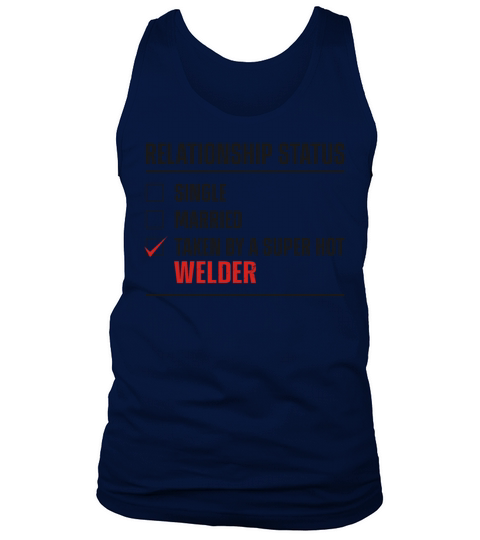 Welder Welding Girlfriend Vintage Tank Top Unisex