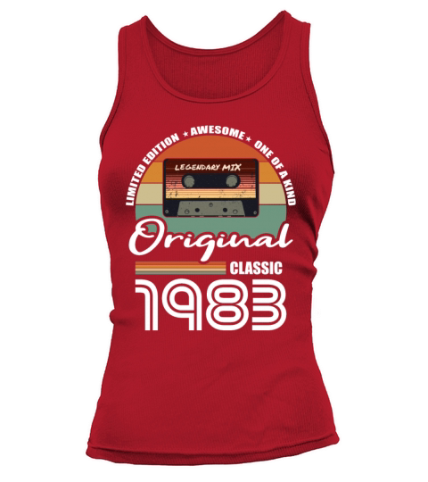 40th birthday vintage 1983 original classic 1983 Tank top Woman