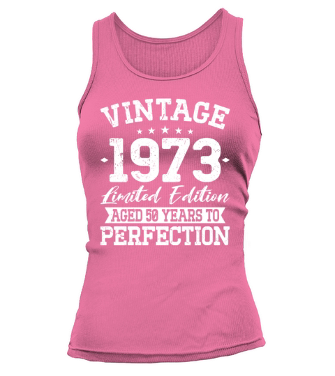50th birthday vintage 1973 50 years Tank top Woman