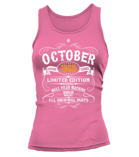 50th Birthday - Vintage Ocotber 1969 Funny Gift Tank top Woman