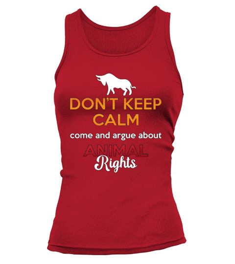 Animal Welfare Dont Keep Calm Adopt Animal Worker Tank top Woman