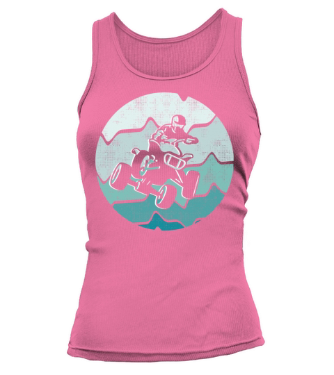 ATV Bike Vintage Retro Offroad 4 wheeler Quad Tank top Woman