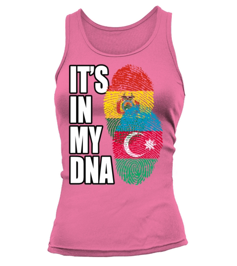 Azerbaijani And Bolivian Mix Heritage DNA Flag Tank top Woman