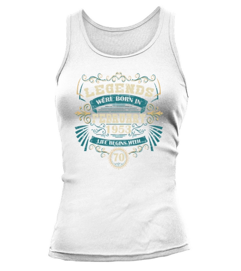 Birthday Vintage February 1953 Retro Tank top Woman