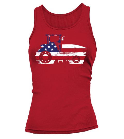 Farming Farmer American Flag Us Tank top Woman