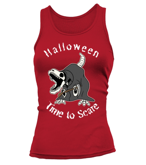 happy halloween mummy dinosaur time to scarde Tank top Woman
