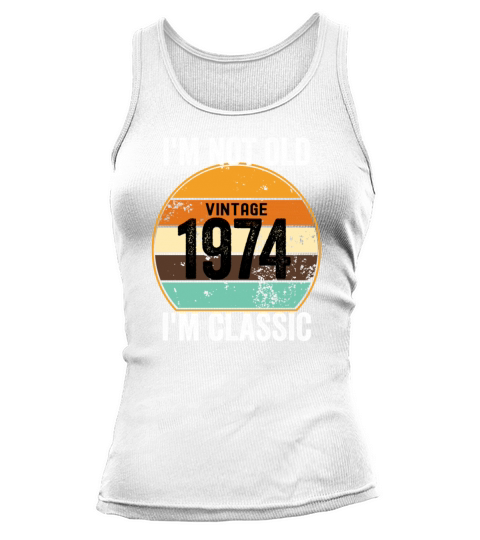 Im Classic Vintage 1974 Distressed Sunset Tank top Woman