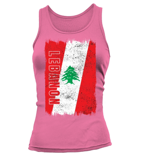 Lebanon vintage flag Tank top Woman