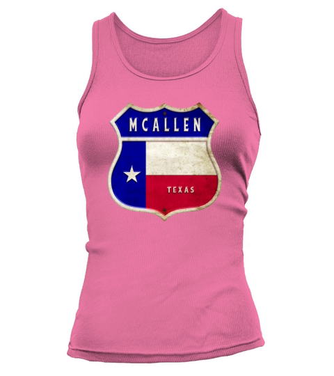 McAllen Texas coat of arms flag design Tank top Woman
