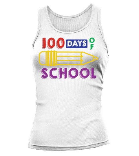 Vintage 100 Days Of School Tank top Woman