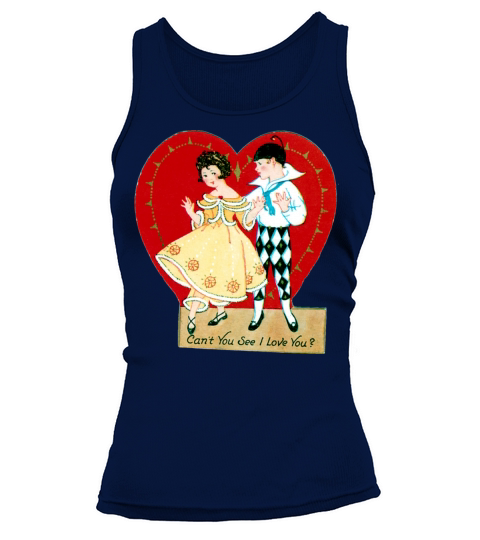 Vintage Valentines Day Tank top Woman