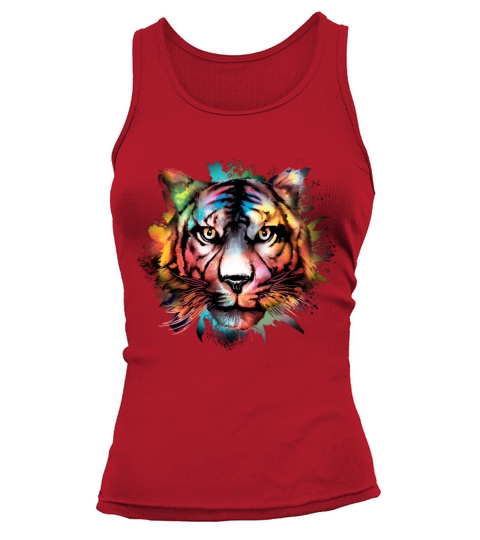 Watercolor Tiger Tank top Woman