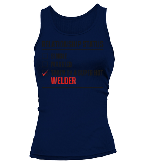 Welder Welding Girlfriend Vintage Tank top Woman