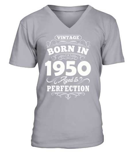 1975 Birthday Gift Birthday Bursdag Vintage V-Neck T-shirt