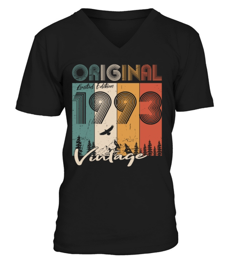 30th birthday vintage 1993 original 1993 V-Neck T-shirt