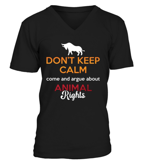 Animal Welfare Dont Keep Calm Adopt Animal Worker V-Neck T-shirt