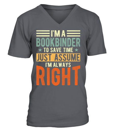 Bookbinder V-Neck T-shirt