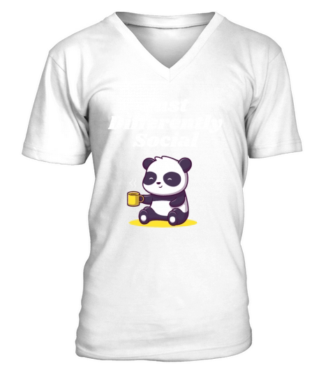 Just Differently Social Nerd Introvert Weird Antis V-Neck T-shirt