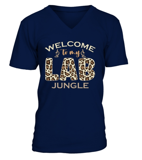 Lab Technician Welcome To My Clinical Laboratory V-Neck T-shirt