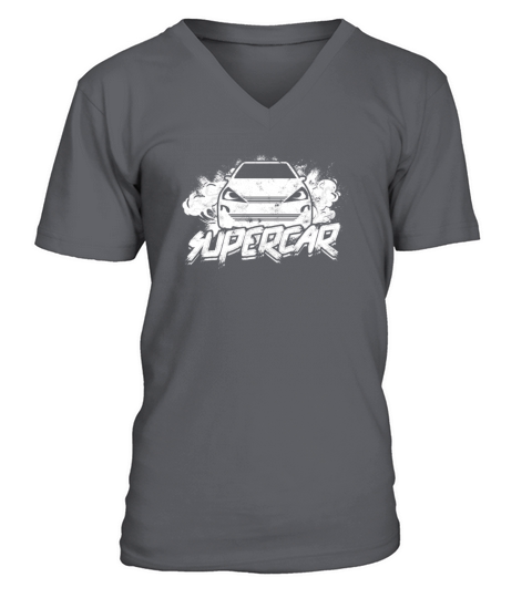 Supercar - classic vintage cars V-Neck T-shirt