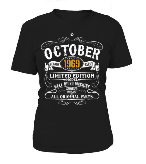 50th Birthday - Vintage Ocotber 1969 Funny Gift Women's T-Shirt