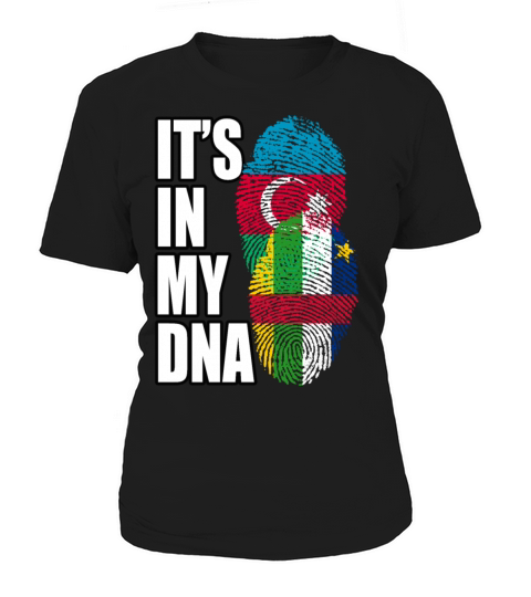 Azerbaijani And Central African Mix Heritage DNA F Women's T-Shirt