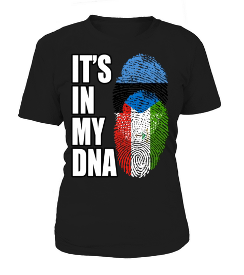 Estonian And Equatorial Estonian Mix Heritage DNA Women's T-Shirt
