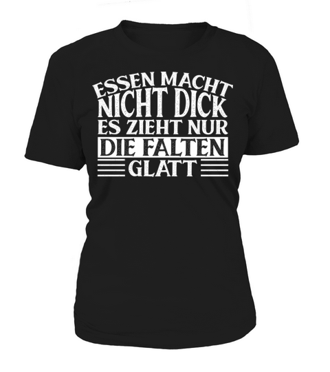 Food Eating Thick Gift German Funny Women's T-Shirt