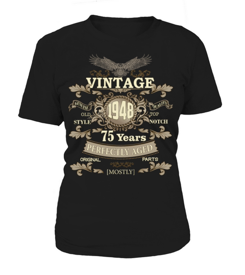 Gift for 75th birthday - Vintage ornaments - gift Women's T-Shirt