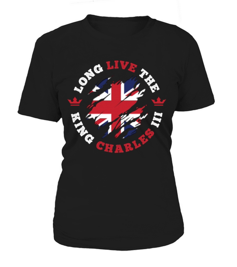 King Charles 3rd British Flag Coronation Women's T-Shirt