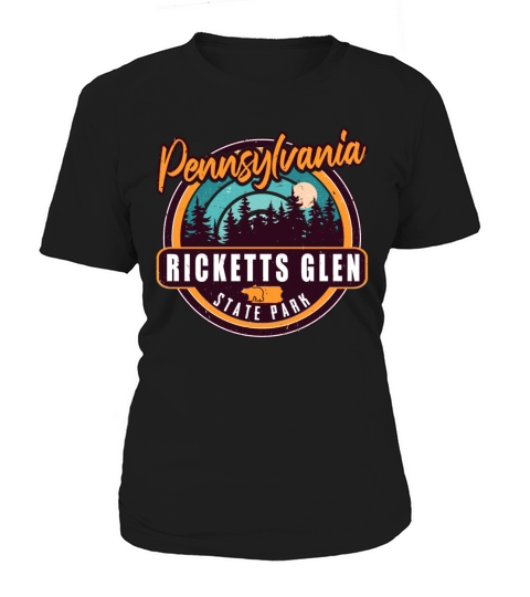 Ricketts Glen State Park Pennsylvania Vintage Women's T-Shirt