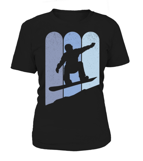 Vintage Snowboarding Downhill Women's T-Shirt
