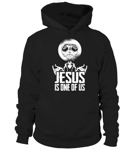 Christian Christianity Funny Alien Jesus Hoodie Unisex