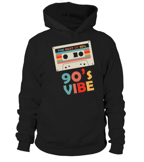Retro Cassette 90s Vibe Hoodie Unisex