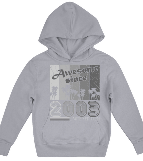 20th Birthday Vintage March 2003 Vintage 2003 Kids Hoodie