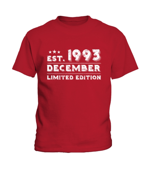 Est December 1993 - Birthday Present - Vintage Kids T-Shirt