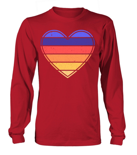 Vintage Heart Long sleeved Unisex