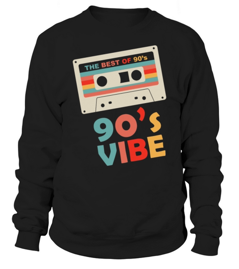 Retro Cassette 90s Vibe Sweatshirt Unisex