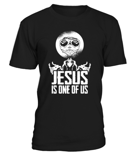 Christian Christianity Funny Alien Jesus T-Shirt Unisex