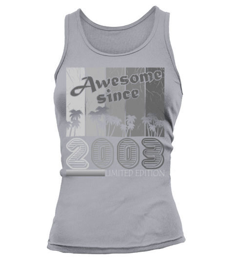 20th Birthday Vintage March 2003 Vintage 2003 Tank top Woman